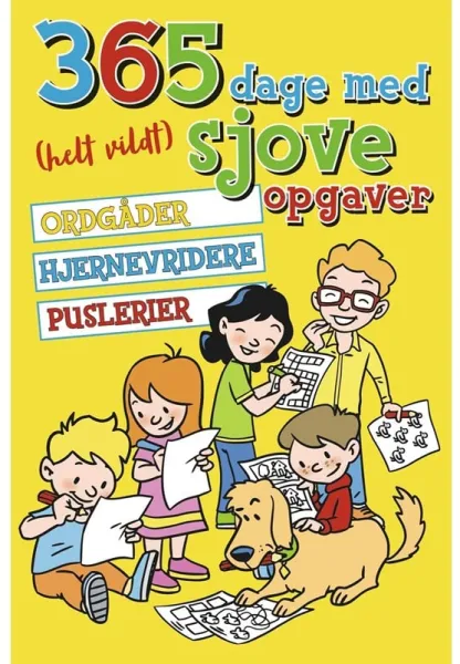 365 dager med kjempegøyale oppgaver - Barnebok - paperback