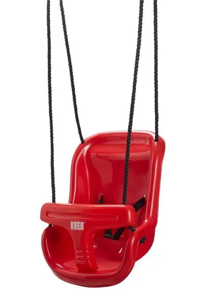 Gynge med Høy Rygg - Rød