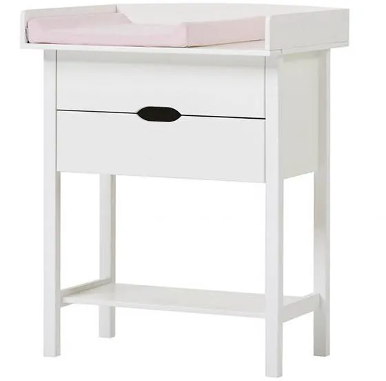 Hoppekids ISABELLA stellekommode med stellepute i rosa